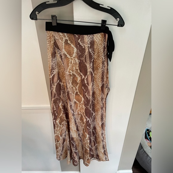 WOMENS HOUSE OF HARLOW SNAKESKIN WRAP SKIRT SIZE XS - Picture 5 of 11